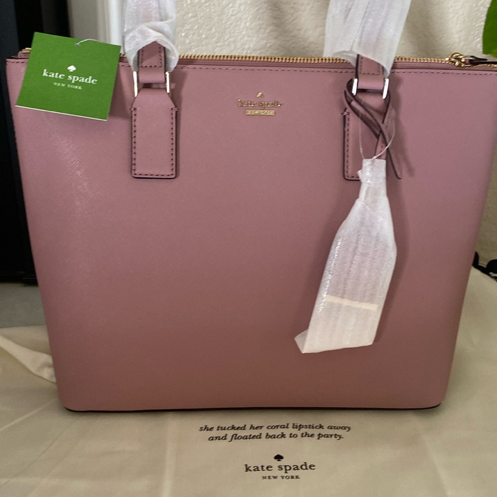 NWT Kate Spade leather dusty peony (682) Cameron Street Small Lucie tote